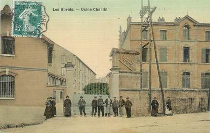 / CPA FRANCE 38 "Les Abrets, usine Charlin"