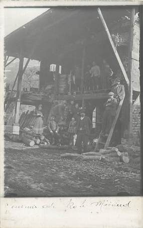 / CPA FRANCE 38 "Beaufort, photo du personnel de l'usine Nicouol"