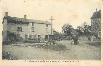 / CPA FRANCE 38 "Beptenoud, la place"