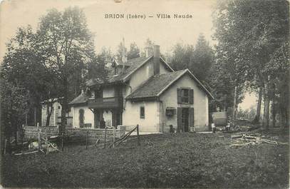 / CPA FRANCE 38 "Brion, villa Naude"