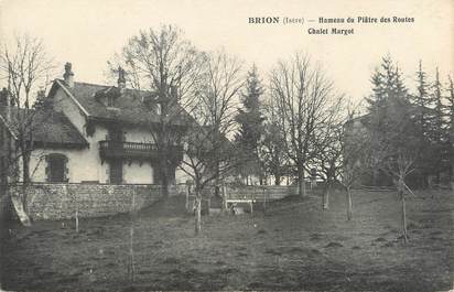 / CPA FRANCE 38 "Brion, hameau du plâtre des routes, chalet Margot"