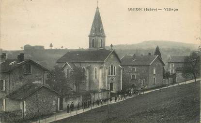 / CPA FRANCE 38 "Brion, village"