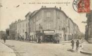 30 Gard CPA FRANCE 30 "Alès, rue Florian et rue Edgard Quinet"