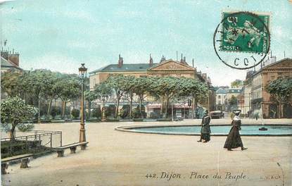 CPA FRANCE 21 "Dijon, place du peuple" / AQUA PHOTO