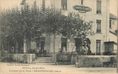 / CPA FRANCE 38 "Beaurepaire, hôtel Denarié"