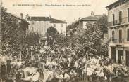 38 Isere / CPA FRANCE 38 "Beaurepaire, place Ferdinand de Barrin "