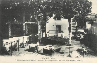 / CPA FRANCE 38 "Chanas, blanchisserie du Soleil"