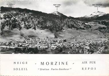 / CPSM FRANCE 74 "Morzine, station porte bonheur"