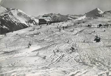 / CPSM FRANCE 74 "Morzine, le viking et les champs de neige du Plénay"