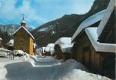 74 Haute Savoie / CPSM FRANCE 74 "Morzine, le hameau et la chapelle des Udrezants"