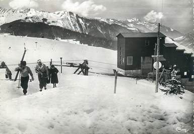 / CPSM FRANCE 74 "Morzine, gare du Plenay"