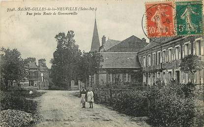 CPA FRANCE 76 "Saint Gilles de la Neuville"