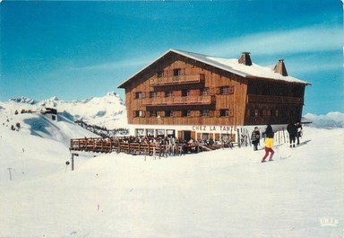 / CPSM FRANCE 74 "Megève, le Mont d'Arbois, chez la tante"