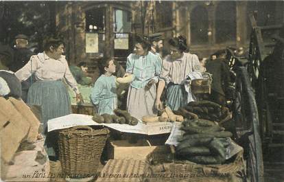 CPA FRANCE 75001 "Paris, les Halles, Etalage de cocombres" / AQUA PHOTO