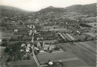 / CPSM FRANCE 74 " Saint Cergues, vue générale aérienne "