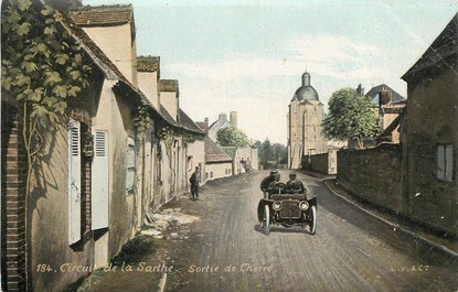 CPA FRANCE 72 "Circuit de la Sarthe, sortie de Cherré" / AQUA PHOTO / AUTOMOBILE