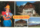 74 Haute Savoie / CPSM FRANCE 74 " Saint Gervais, maison familiale de vacances Les Glycines"