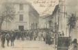 / CPA FRANCE 38 "Chatonnay, place de l'église et grande rue"