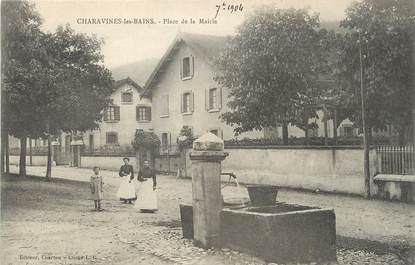 / CPA FRANCE 38 "Charavines Les Bains, place de la Mairie"