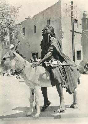  CPSM  SOUDAN "Targui sur son âne"