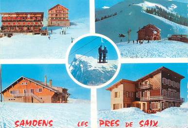 / CPSM FRANCE 74 "Samoëns, Les prés de Saix"