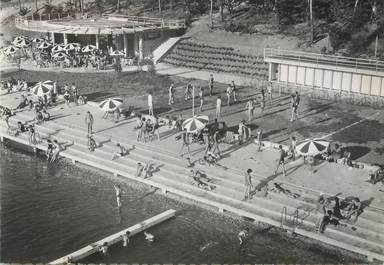 / CPSM FRANCE 74 " Thonon les Bains, la plage "