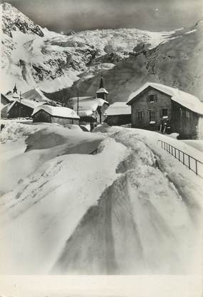 / CPSM FRANCE 74 "Le village du Tour et son glacier"