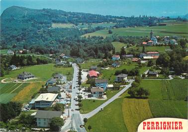 / CPSM FRANCE 74 "Perrignier, vue générale"