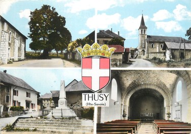 / CPSM FRANCE 74 "Thusy"