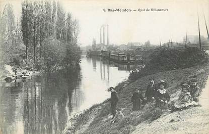 CPA FRANCE 92 "Bas Meudon, quai de Billancourt"