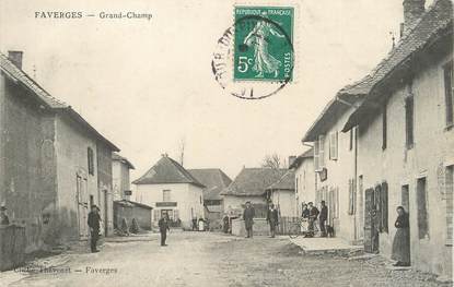 / CPA FRANCE 38 "Faverges, Grand Champ"