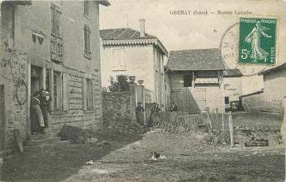 / CPA FRANCE 38 "Grenay, maison Laroche"