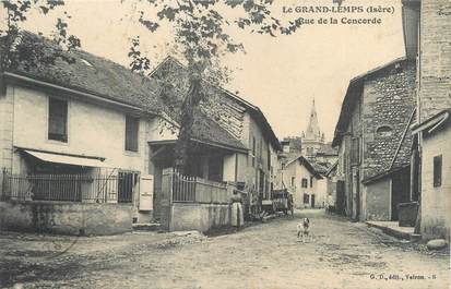 / CPA FRANCE 38 "Grand Lemps, rue de la concorde"