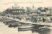 60 Oise CPA FRANCE 60 "Creil, bombardé, le Pont de Bateaux"