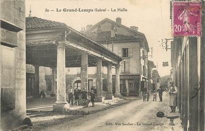 / CPA FRANCE 38 "Le Grand Lemps, la halle"