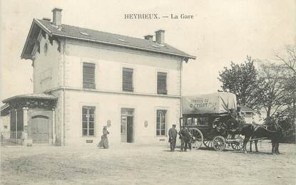 / CPA FRANCE 38 "Heyrieux, la gare"