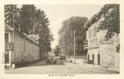 / CPA FRANCE 38 "Place de Lancin"