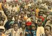 CPSM GUINEE "Guéckédou, enfants devant leur école"