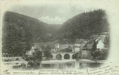 CPA FRANCE 25 "Saint Hippolyte, pont du Doubs"