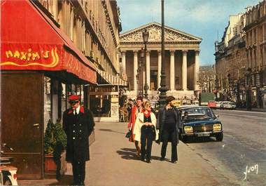 / CPSM FRANCE 75002 "Paris, la rue Royale et la Madeleine"