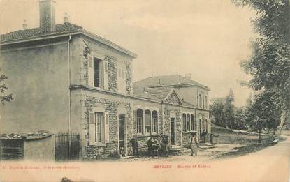 / CPA FRANCE 38 "Meyrieu, mairie et écoles"