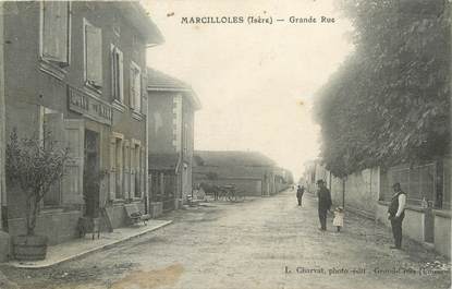 / CPA FRANCE 38 "Marcilloles, grande rue"