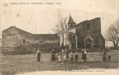 / CPA FRANCE 38 "Notre Dame de Commiers, l'église"