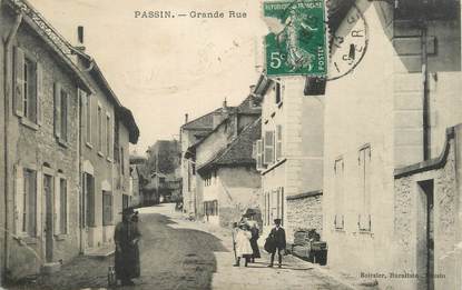 / CPA FRANCE 38 "Passin, grande rue"