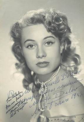    CPSM  AUTOGRAPHE / MISS FRANCE 1958