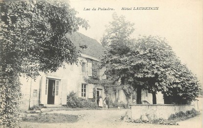 / CPA FRANCE 38 "Lac de Paladru, hôtel Laurencin"