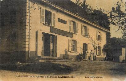 / CPA FRANCE 38 "Paladru, hôtel des Bains Laurencin "