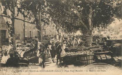 / CPA FRANCE 38 "Le Péage du Roussillon, place Paul Morand"