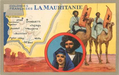 CPA MAURITANIE / Les colonies françaises