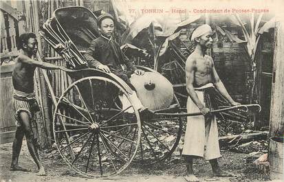 CPA VIETNAM / TONKIN , Hanoï, conducteur de pousse pousse